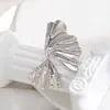 Anillo de Metal Irregular con Diseño Transfronterizo Europeo y Americano en Forma de Abanico con Anillo de Articulación de Hoja de Ginkgo Tridimensional Exagerada