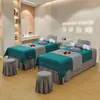 Juego de colcha de belleza de cuatro piezas especial para salón de belleza de alta gama, lujo ligero, Lavacabezas avanzado con orificio, masaje, masaje, Universal para las cuatro estaciones