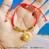 Pulsera Simple de Hilo Rojo de la Suerte para el Año del Caballo, Hilo Sencillo para la Buena Fortuna, Pulsera de Hilo Rojo para el Festival del Bote del Dragón, Pulsera de Hilo de Cinco Colores, Pulsera para Bebé