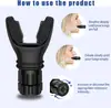 Dispositivo portátil para ejercicios de respiración para los pulmones, Entrenador de respiración con resistencia ajustable, Entrenador pulmonar con silicona de excelente calidad, Mejora la capacidad y resistencia respiratoria, Fácil de limpiar y usar