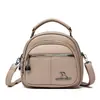 2026 Nova Bolsa de Maternidade Portátil para Meia-Idade e Idosos Bolsa de Ombro Transversal Casual Fashionable Multicamadas Bolsa Pequena Feminina