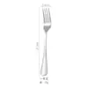 Série 1010 garfo de aço inoxidável 410 Garfo de bife Garfo para bolo ocidental garfo de frutas suprimentos de hotel logo