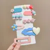 Pinza para Flequillo Infantil, Herramienta para Peinar el Cabello, Pinza de Felpa para Niñas de Principios de Primavera, Pasador de Moño para Bebé, Accesorio para el Cabello
