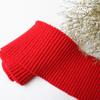Fio de lã tricotado de cor sólida para inverno, acessórios de costura grossos com costela, bainha, punho, materiais de tecido para DIY