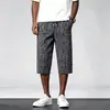 Shorts Finos Rectos Holgados para Hombre del Sudeste Asiático de Moda Transfronterizos, Nuevo Estilo de Verano con Cintura Elástica y Diseño Estampado