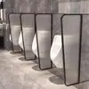 Painéis Divisórios para Urinóis em Hotéis, Defletores de Aço Inoxidável, Painéis de Vidro para Banheiros de Shoppings, Divisórias para Banheiros Públicos