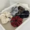Scrunchie de Peluche Bordado de Corazón Agrietado Otoño e Invierno Alta Elasticidad Duradero Goma para el Cabello Cuerda Simple Versátil para el Cabello Flor para Cola de Caballo