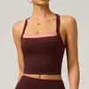 Chaleco de Yoga Popular Transfronterizo para Mujer, Estilo de Dos Piezas con Colores Contrastantes y Diseño de Espalda Cruzada, Sujetador a Prueba de Impactos para Deportes al Aire Libre y Fitness