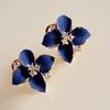 Pendientes de margaritas para mujer, de plata S925, elegantes, estilo coreano, sencillos.