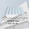 Fornecedor Fabricante Original de Painéis Ondulados de Liga de Alumínio Fornece Painéis Ondulados de Alumínio-Magnésio-Manganês de 0,9 mm para Revestimento de Parede de Fábrica