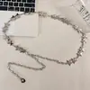 Cadena de Cintura Pentagrama Estrella de Metal Retro Accesorios para Mujer Jeans Falda Corta Cinturón Decoración de Cintura Femenina Vestido