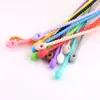 Cinchos de Silicona de Colores Personalizados Cinchos de Cable de Rana Llavero de Bolsa DIY Colgante de Muñeca Cinchos de Cable de Silicona para Cable de Datos