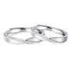 Anillo Möbius de doble nudo anillo de pareja un par de anillos para hombre y mujer en línea moda roja estudiante anillo mori entrega de una pieza
