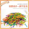 Palitos de Helado, Palitos de Paleta, Palitos de Madera para Helado, Materiales de Manualidades DIY, Tiras de Madera, Modelos de Construcción con Tableros de Madera de Colores