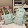 Mochila Personalizada Estilo Girly para Niñas, Mochila de Dibujos Animados de Niña con Estrellitas, Set de Dos Piezas de Gran Capacidad para Estudiante