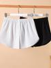 Cortina de pum pequena bainha falsa inverno plus size roupa íntima cobertura de bumbum sobreposta artefato para usar por baixo do suéter saia branca