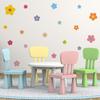 Adesivos de parede para quarto infantil flor colorida CH23027 flor colorida decoração e adesivos de embelezamento para jardim de infância