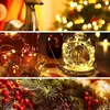 Luces de Hadas LED Impermeables para Bodas en Interiores y Exteriores, Navidad, Jardín, Mini Luces Intermitentes Decoración