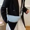 Bolsa de Mão Simples e Estilosa com Strass para Mulheres, Nova Bolsa Saco Jeans da Moda 2026 com Textura de Alta Qualidade, Bolsa Transversal
