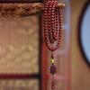 Zâmbia Rosewood de Folha Pequena Pulseira Auspiciosa DIY tamanho 0.6 x 108 joias masculinas e femininas rosário fábrica atacado