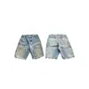 Transfronterizo 2026 Verano Nuevo Estilo Americano de Moda Marca Lavado Vintage Ropa de Trabajo Pantalones Cortos de Mezclilla Casuales Pantalones Cortos de Calle para Hombres Venta al por Mayor