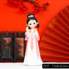 Figurita de Dama Hanfu Estilo Chino Tradicional Dinastía Tang Niña Regalo Cultural y Creativo para Atracciones Turísticas Decoración de Escritorio para el Hogar