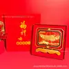 Adorno de dragón dorado exquisito y creativo giratorio de oro 999 puro calendario del Año del Caballo 2026 set de alta gama venta al por mayor personalizada