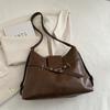 Bolso de mano vintage para mujer, de gran capacidad, diseño de nicho, estilo bandolera, ligero, 2024