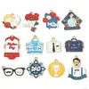 Nuevos Accesorios de Aleación de Esmalte Colorido para el Día del Padre el Día de la Madre Llavero DIY Accesorios para Joyería Colgante W578