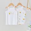Sling de Malla para Niñas Ligero y Transpirable 100% Algodón Estilo Japonés Ropa para el Hogar Camiseta Básica Chaleco al por Mayor