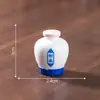 Serie de Botellas de Vino, Ollas de Aceite, Latas de Té para Simulación de Paisaje en Miniatura, Accesorios de Decoración DIY para Casa de Muñecas, Adornos Pequeños para Coche y Escritorio
