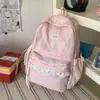 Mochila Escolar Estilo Coreano para Chicas de Preparatoria Alta Apariencia Linda Dulce Mochila para Estudiantes de Secundaria Estudiantes Universitarios Computadora Viaje Doble Hombro