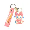 Celebridad de Internet Pikachu Pokemon Familia Eevee Llavero Colgante Muñeca Lindo Colgante para Mochila Escolar Llavero para Coche