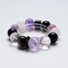 [Fragancia Flotante] Pulsera de Cristal de Lavanda Natural para Mujer La Más Fácil de Combinar Pulsera de Kunzita Fantasma Blanco Venta al por Mayor