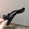 Pinza para el Cabello Perezosa de Lujo Ligero con Pedrería, Pasador de Gama Alta para Mujeres con Cabello Fino, Nuevo Accesorio para el Cabello de Pinza de Pato