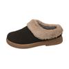 Sapatos Femininos, Sapatos Birkenstock de Veludo, Sapatos Femininos Slip-On de Pele de Cordeiro, Novos Botas de Neve Quentes Antiderrapantes de Inverno, Gorro de Algodão