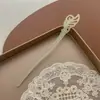 Pinza para el pelo de plato blanco simple y moderna para mujer, estilo veraniego antiguo Hanfu Cheongsam, pinza para el pelo de nuevo estilo chino, tocado, pinza para el pelo