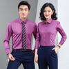 Camisa de manga larga para hombre y mujer transfronteriza ropa de trabajo tienda 4S departamento de ventas inmobiliarias bordado de logo en la indumentaria