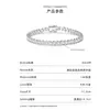 Diadema Espiral D-Color Pulsera de Moissanita para Mujer, Estilo Suave de Nicho, Lujo Ligero, Popular en Xiaohongshu, Pulsera de Regalo