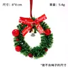 Decoração de Natal Ornamento de Carro Sino Ornamento de Árvore de Natal Atmosfera Pingente de Vitrine Mini Guirlanda de Natal