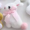 Bolsa de Presente Decorativa com Boneco de Pelúcia Desenho Animado Decoração de Feriado DIY Pingente de Boneca para Bolsa Acessórios de Presente