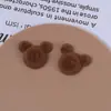 Peluche Caricatura Colorido Cabeza de Mickey Oso Pasador Tocado Pendientes Flor para Zapato Parche Accesorios para Joyería DIY Venta al por Mayor