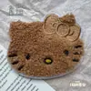 Lindo Felpa Moño Gato Gatito Flequillo Velcro Dulce Niña Frente Lateral Parche para el Cabello Niños
