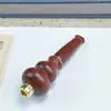 Filtro de Madeira Maciça Cabeça Redonda Cigarro Aba Portátil Masculino Espesso Médio Fino Três Usos Haste Lavável Aba de Cigarro de Madeira Mini Brincar