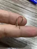 Gran Venta Zhongxing Accesorios para Joyería DIY Chapado en Cobre Oro de 14K Tapa de Flor Hebilla de Cierre Gancho para Oreja Tapones para Oreja Accesorios Al Por Mayor