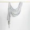 Lenço longo versátil de seda com estampa digital aquarela Bali, mais vendido na primavera e no outono, xale fino e lenço de cabeça da moda