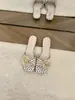 Sandálias Rasteirinhas Florais de Bico Quadrado Estilo Francês, Sapatos de Fada para Uso Externo, Sandálias Estilo Férias de Verão 2026