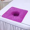 Toalla con agujero para la cama de salón de belleza, toalla con agujero para tumbarse, suave y absorbente, cojín de masaje, toalla facial, toalla de cama, logotipo personalizado