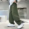 Calça infantil 2026 nova coleção de inverno, calça infantil de perna curva, estilo outono/inverno, calça de esporte para crianças maiores, moderna e versátil para meninos no outono e inverno