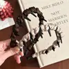 Diadema con Peine para Bebé Estilo Coreano Envuelto en Gypsophila para Mujeres, Simple y Versátil para el Trayecto Diario, Diadema Alta para Recoger el Cabello Suelto, Nuevo